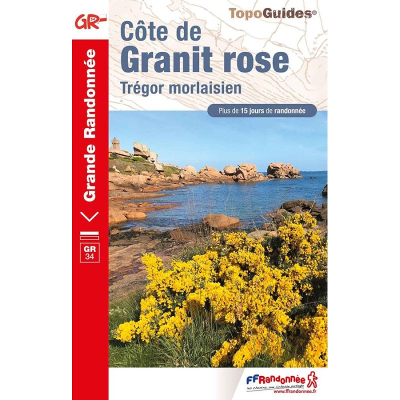 Côte de Granit rose GR34 TopoGuide